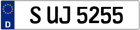 Truck License Plate